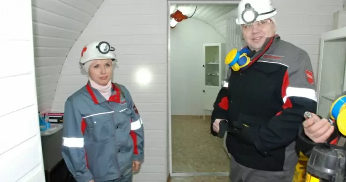 На шахте имНП Баракова открыли подземный здравпункт