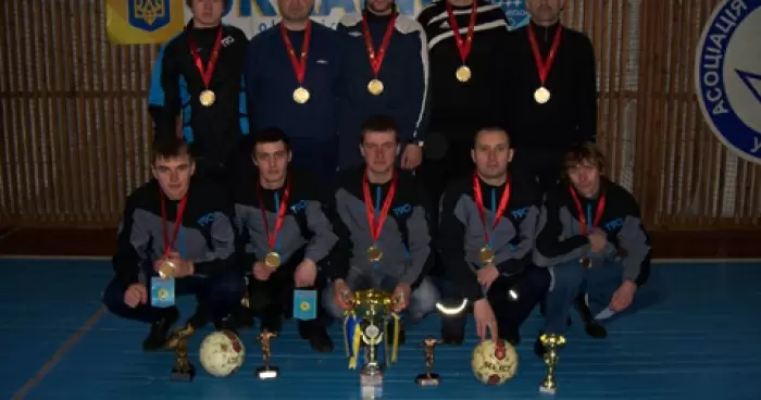 Команда шахты им Засядько стала чемпионом Украины среди аматорских команд по мини-футболу