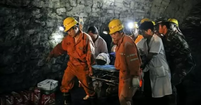 На одной из шахт Китая прогремел мощный взрыв